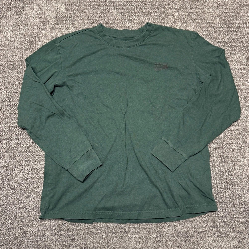 Mountain Hard Wear Womens Long Sleeve T-Shirt Size M Green Graphic Logo